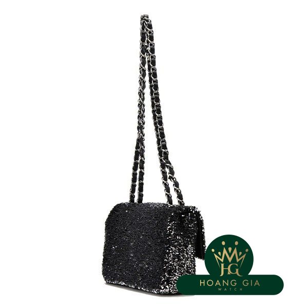 Sequin vạt túi chuỗi vai