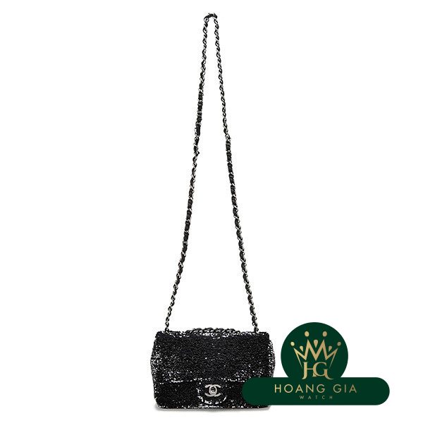 Sequin vạt túi chuỗi vai