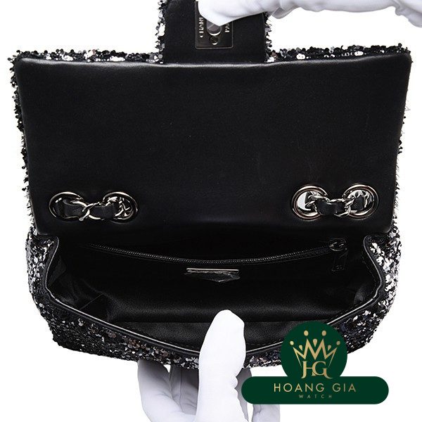 Sequin vạt túi chuỗi vai