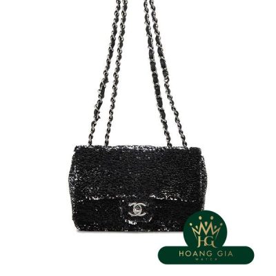 Sequin vạt túi chuỗi vai