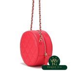 Bộ ly hợp chuỗi hạt da bê màu đỏ