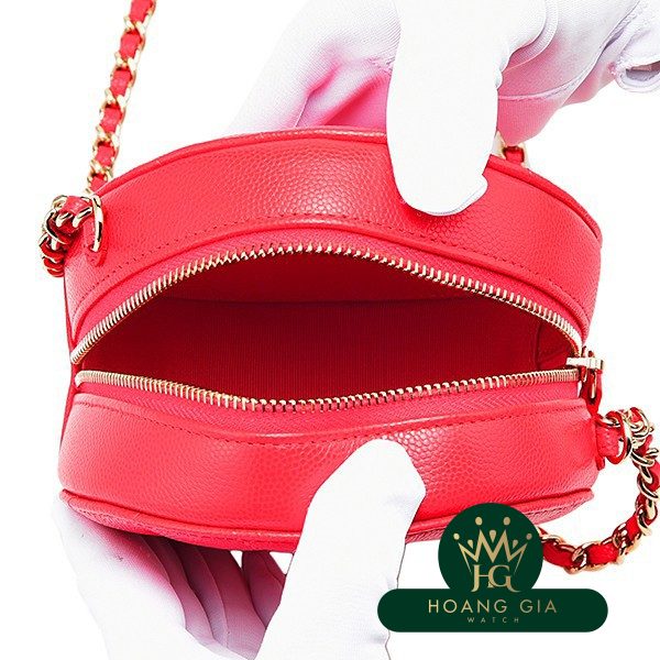 Bộ ly hợp chuỗi hạt da bê màu đỏ