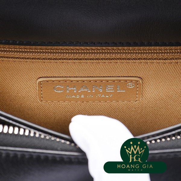 Túi nắp nhỏ màu đen