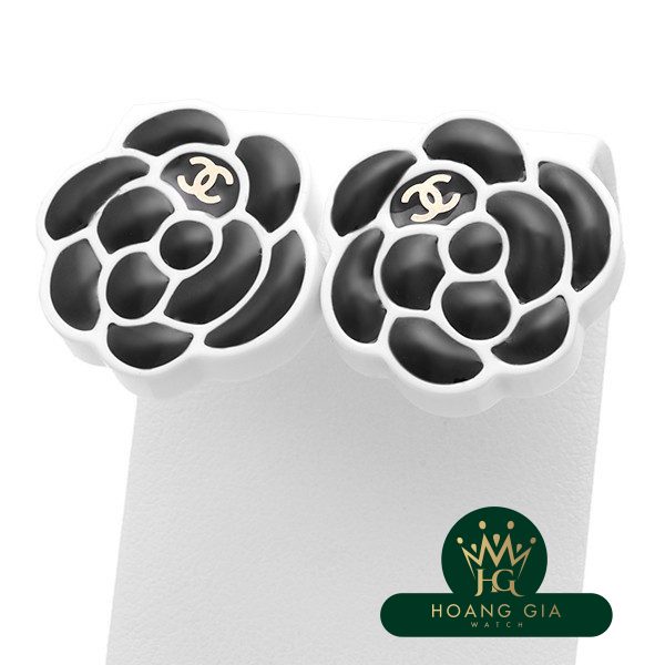 Bông tai Chanel Camellia Coco Mark AB1771