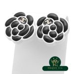 Bông tai Chanel Camellia Coco Mark AB1771