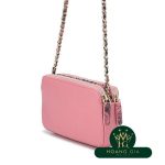 チェーンクラッチバッグ ピンク
