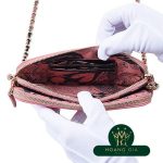 チェーンクラッチバッグ ピンク