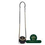 Chain Clutch Lambskin Black Black