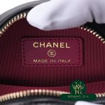 Chain Clutch Lambskin Black Black