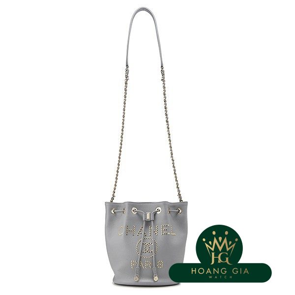 Dây rút túi xách nhỏ Deauville Xám