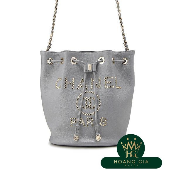 Dây rút túi xách nhỏ Deauville Xám