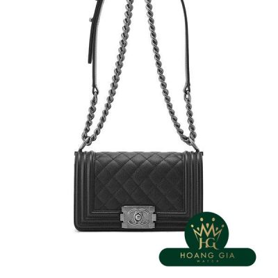 ボーイシャネル チェーンショルダー スモール ハンドバッグ ブラック 黒