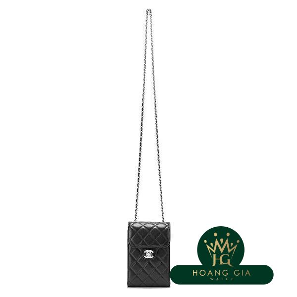 Hộp đựng điện thoại di động Matrasse Chain Clutch Màu đen Đen