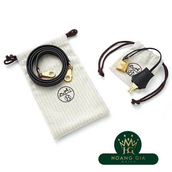 Kelly 25 bên trong khâu Noir Đen Đen