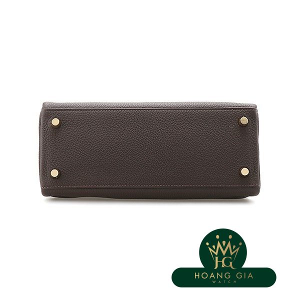 Kelly 25 bên trong khâu Havana Màu nâu sẫm