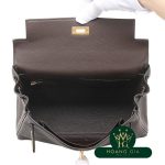 Kelly 25 bên trong khâu Havana Màu nâu sẫm