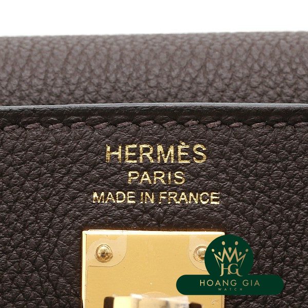 Kelly 25 bên trong khâu Havana Màu nâu sẫm