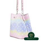 Neo Noe LV Escal Pastel Monogram Pink