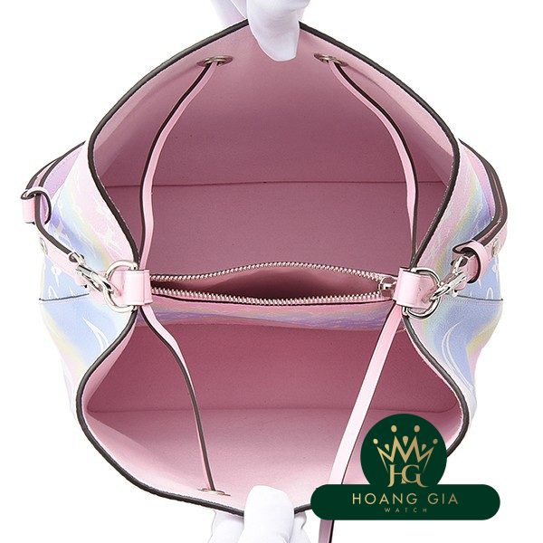 Neo Noe LV Escal Pastel Monogram Pink