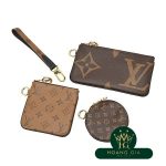 Pochette Trio Monogram Brown