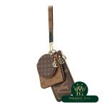 Pochette Trio Monogram Brown