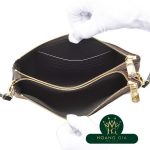 Pochette Double Zip Monogram Brown