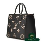 On the Go MM Monogram Unplant Black Beige
