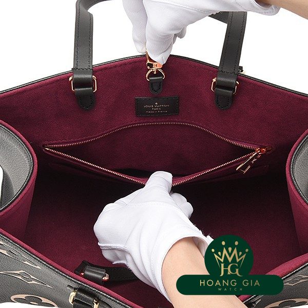 On the Go MM Monogram Unplant Black Beige