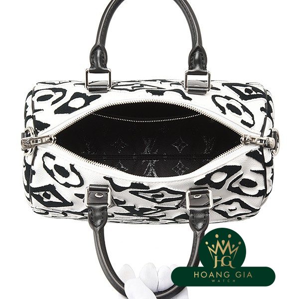 Speedy Bandolier 25 LV x UF Đen trắng