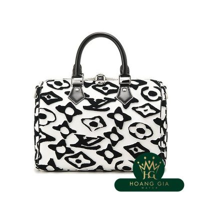 Speedy Bandolier 25 LV x UF Đen trắng