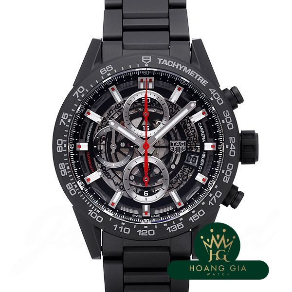 Carrera Calibre Heuer 01 Chronograph hoàn toàn bằng gốm