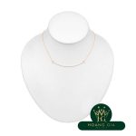 T Smile Mặt dây chuyền Vòng cổ Kim cương K18PG Lớn