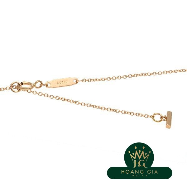 T Smile Mặt dây chuyền Vòng cổ Kim cương K18PG Lớn