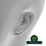 Bông tai T Smile Earrings K18WG