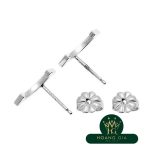 Bông tai T Smile Earrings K18WG