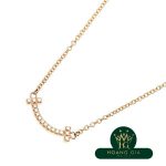 Vòng cổ mặt dây chuyền T Smile (Mini) Kim cương K18RG