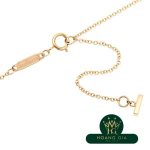 Vòng cổ mặt dây chuyền T Smile (Mini) Kim cương K18RG