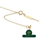 Vòng cổ mặt dây chuyền T Smile (Mini) K18YG