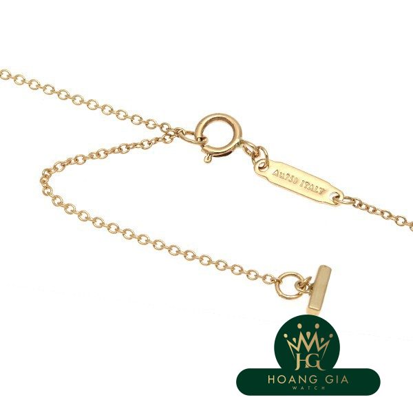 Vòng cổ mặt dây chuyền T Smile (Mini) K18YG