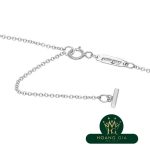 Vòng cổ mặt dây chuyền T Smile (Mini) K18WG