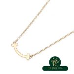 Vòng cổ mặt dây chuyền T Smile (Mini) K18RG