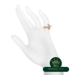 Nhẫn kim cương T One Wide RG số 14