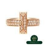 Nhẫn kim cương T One Wide RG số 13