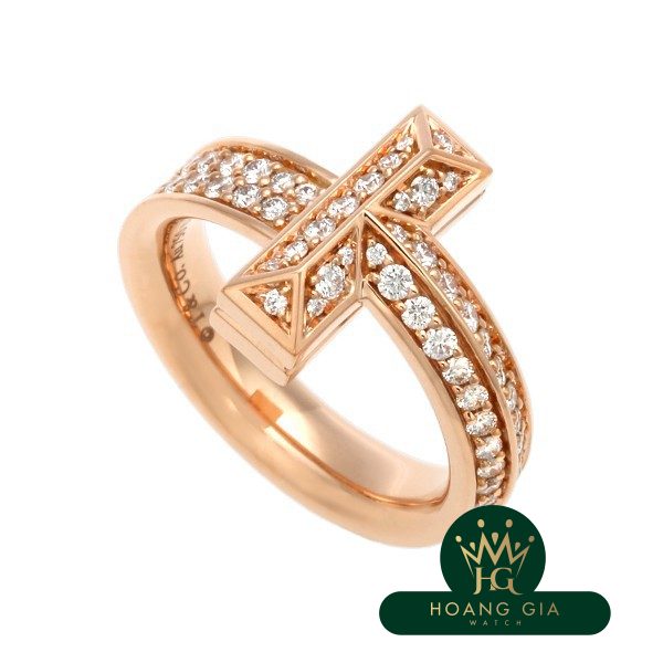Nhẫn kim cương T One Wide RG số 14