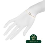 T Mother of Pearl Wire Bracelet M RG