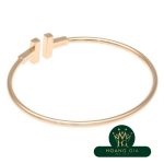 T Mother of Pearl Wire Bracelet M RG