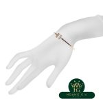 Dây kim cương chữ T & vòng tay ngọc trai trung bình PG