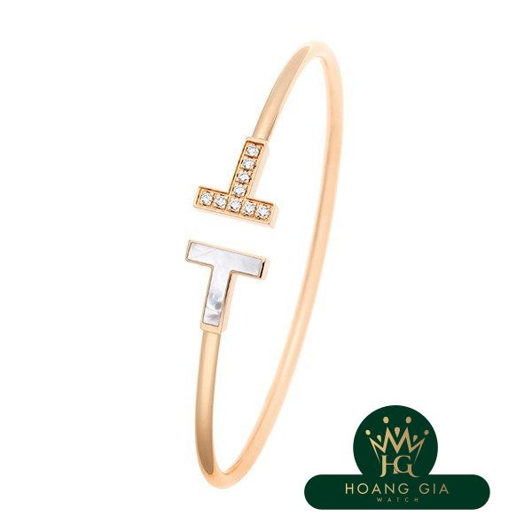 Dây kim cương chữ T & vòng tay ngọc trai trung bình PG