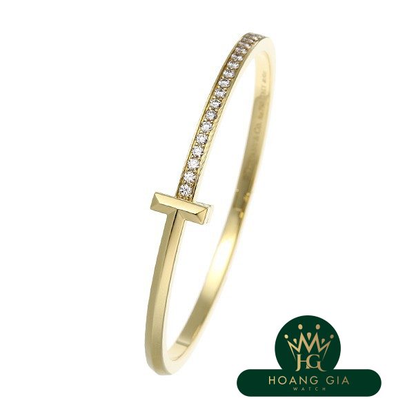 T One Kim cương Bản lề Hẹp Bangle S YG
