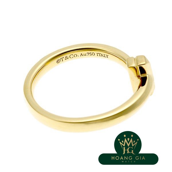 Nhẫn kim cương hẹp T One YG # US6 No.11